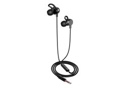 Cuffie auricolari con microfono 1.2m nere KSC-705