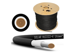 CAVO SOLARE PER FOTOVOLTAICO NERO H1Z2Z2-K 6mm