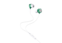 Cuffie auricolari con microfono 1.2m verdi JD040