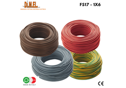 CAVO UNIPOLARE FS17 -1 X 6 MM Vari colori e misure