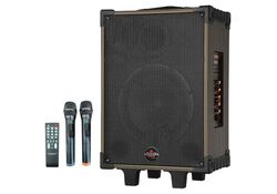 Cassa acustica portatile ricaricabile trolley 12" 80W Bluetooth/SD/USB