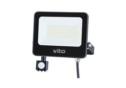 Faro LED da esterno con sensore PIR 50W 5000lm luce fredda 6000k
