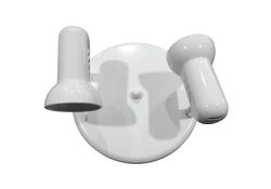 Lampada applique da parete 2xE14 bianca