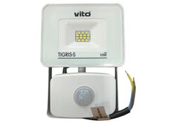 Faretto LED da esterno con sensore di movimento 10W 6000k luce fredda