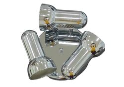 Lampada applique da parete 3xE27 in metallo