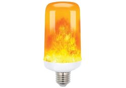 Lampadina LED effetto fiamma E275W 1400K luce calda Vito