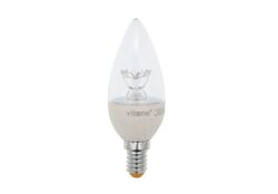 Lampadina LED a candela E14 6W 523lm 6400k luce fredda
