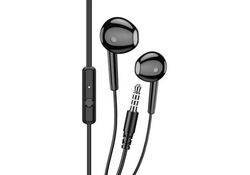 Cuffie auricolari con microfono nere KSC-1301