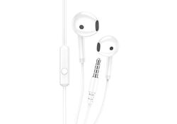 Cuffie auricolari con microfono bianche KSC-1301