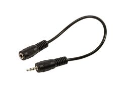 Cavo adattatore jack audio maschio 2.5mm - femmina 3.5mm