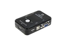 Switch KVM 2 porte USB 2.0 connettori USB/VGA