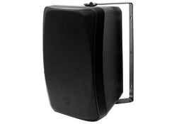 Cassa acustica nera da parete 2 vie 8" 80W 70/100V