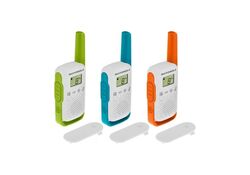 Set 3 walkie takie 3 colori portata 4km Motorola