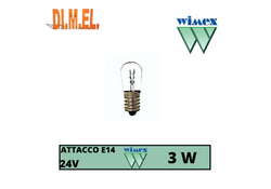 LAMPADA VOTIVA E14 3W 24V incandescenza