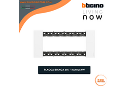 BTICINO Living Now Placca 6 posto bianca