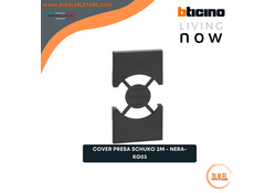 BTicino Living Now Cover per presa standard Italia/Germania P 40 Nera