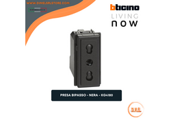 BTICINO Living Now Presa 2 P+T 16 A Nera KG4180