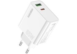 Alimentatore caricabatterie doppia porta USB/type C 3.25A 65W KSC-934