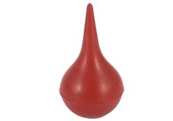 Siringa a bulbo in gomma rossa 90ml