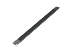 Pannello passacavi 19" con spazzola 1U
