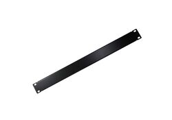 Pannello cieco per armadi rack 19'' nero 1U