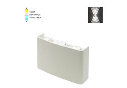 Lampada applique bianca da esterno 6W SMD 16*10CM IP65