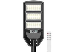 Lampione solare LED 120W 1800lm 6000k luce fredda Vito
