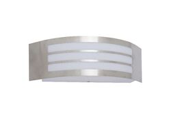 Lampada applique da parete per esterni 1xE27 315x90x100mm argento Vito