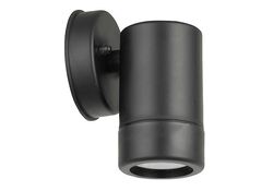 Lampada applique da esterno nera IP44 GU10 Φ80x120mm