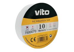 Nastro isolante 15mm 10m bianco Vito
