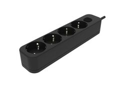Multipresa schuko con interruttore 4 posti
