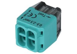 Morsettiera in plastica 4 poli 24A 300V 0,5-2,5mm