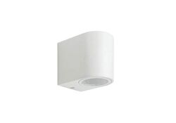 Lampada applique da esterno GU10 98x80x67mm IP44 bianco