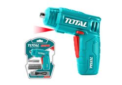 Avvitatore ricaricabile 4V con set da 10 punte