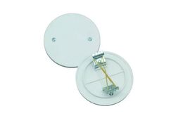Coperchio con graffe per cassetta da incasso tonda Ø 65 mm