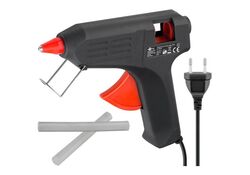 Pistola per colla a caldo 20W diametro stick 11-12mm 2 stick di colla inclusi Goobay