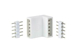 Connettore angolare per strisce LED 5 pin Paulmann - confezione da 4