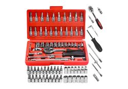 Set chiave a bussola e utensili 46 pezzi
