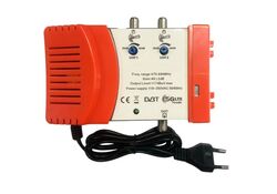 Centralina per antenna TV 2 ingressi UHF regolabili
