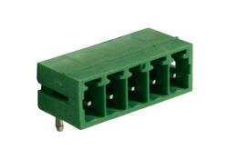 Connettore maschio, 5 Poli, 3.81mm Passo, 8A, 1.31mm², Angolo retto