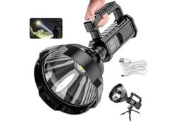 Torcia LED ricaricabile 20W con treppiedi e funzione powerbank