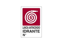 Cartello segnaletico per idrante 20x30cm