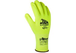 Guanti da lavoro Icon giallo fluo taglia 9 U-Power
