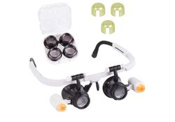 Lente d'ingrandimento a occhiali con LED – 25x
