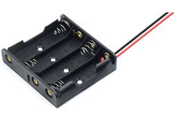 Contenitore porta batterie 4xAA 1.5V