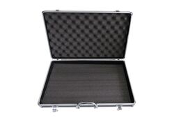 Valigia - Flight Case per microfoni nero/argento - 45x27.5x8cm