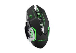 Mouse da gaming LED wireless con batteria ricaricabile incorporata nero FV-W502