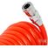 Tubo Aria Compressa Spirale 8 Metri Flessibile Per Compressore Attacco Rapido