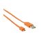 Cavo USB 2.0 USB A Maschio - Micro B Maschio Piatto 1m Arancione