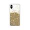 Cover glitterata oro per iPhone XS Max